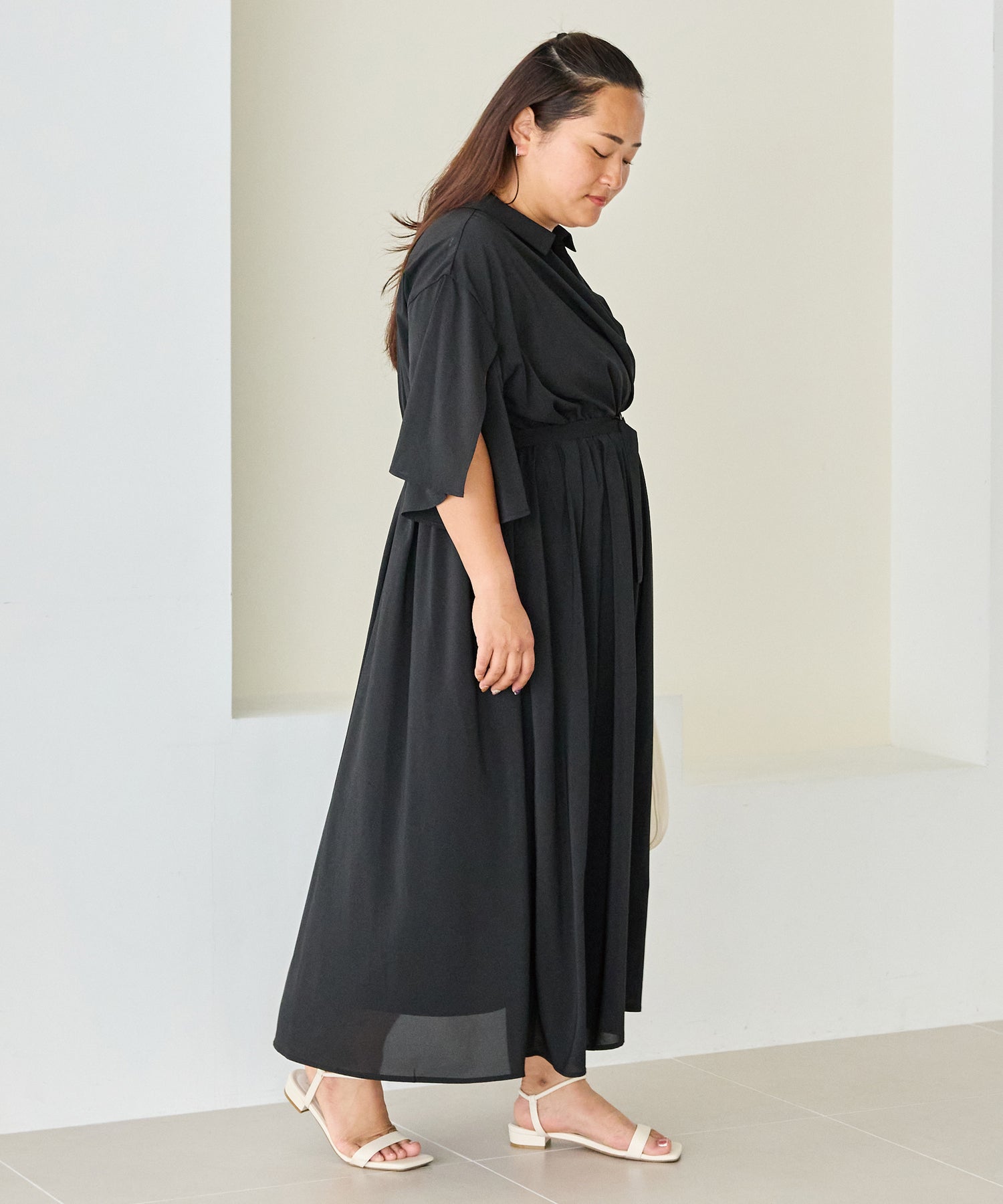ブラック model:161cm 着用サイズ:3L