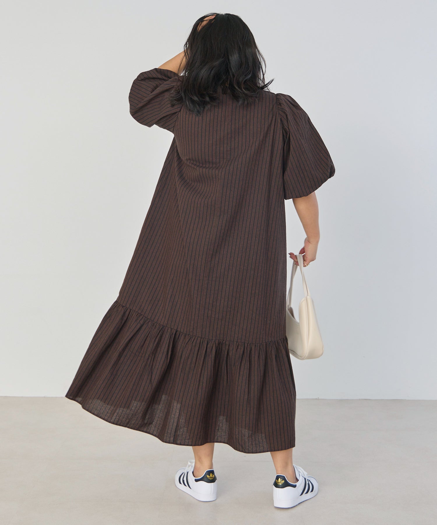 ブラウン model:161cm 着用サイズ:3L