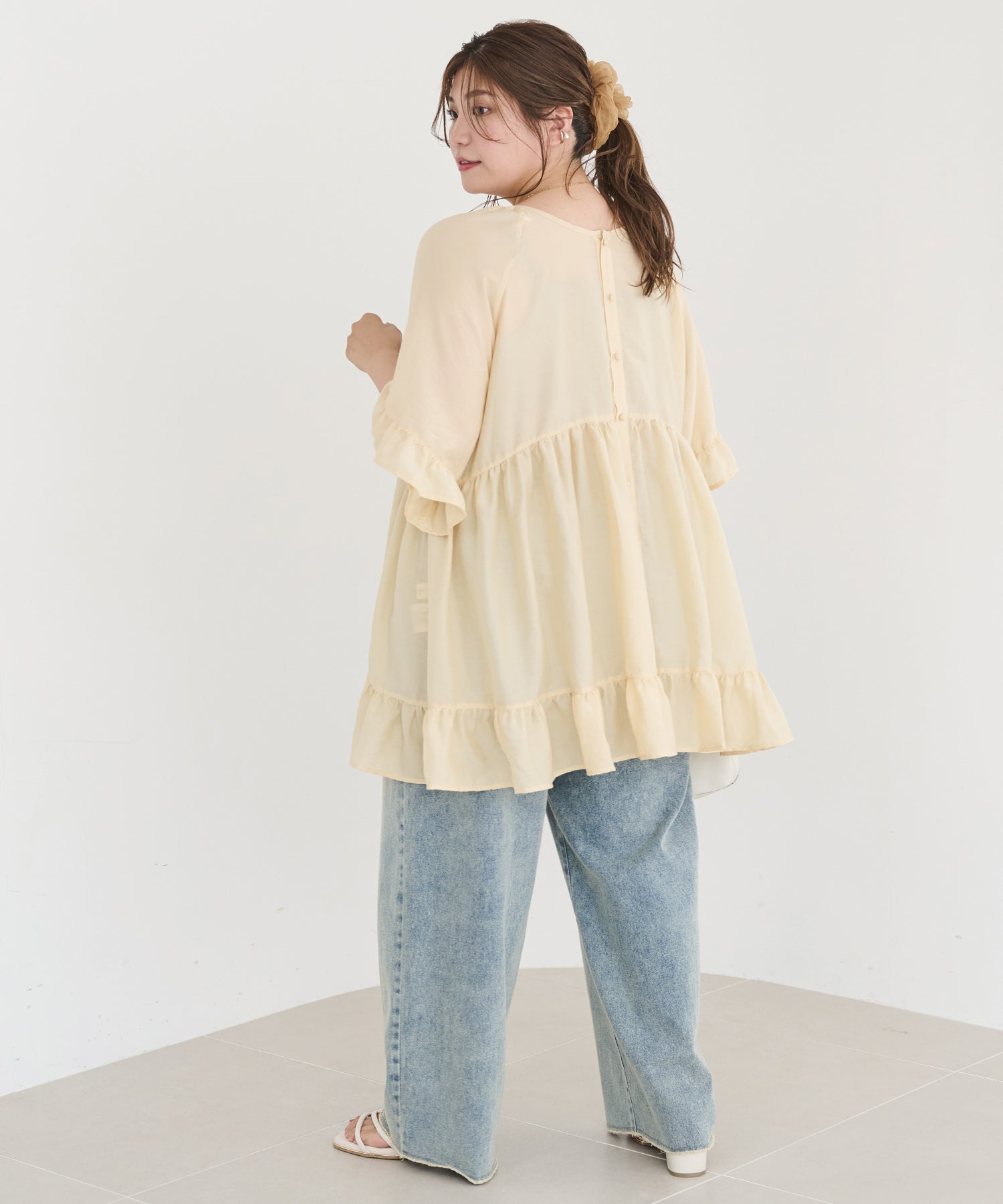 ブルー model:162cm 着用サイズ:4L