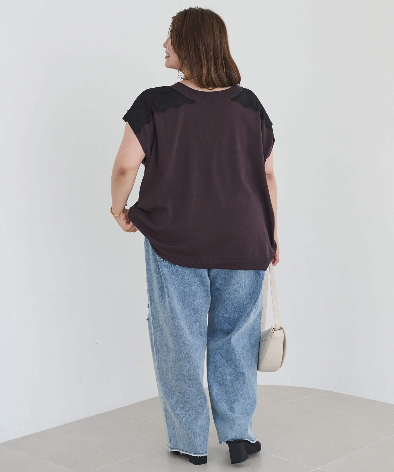 ブラウン model:162cm 着用サイズ:4L