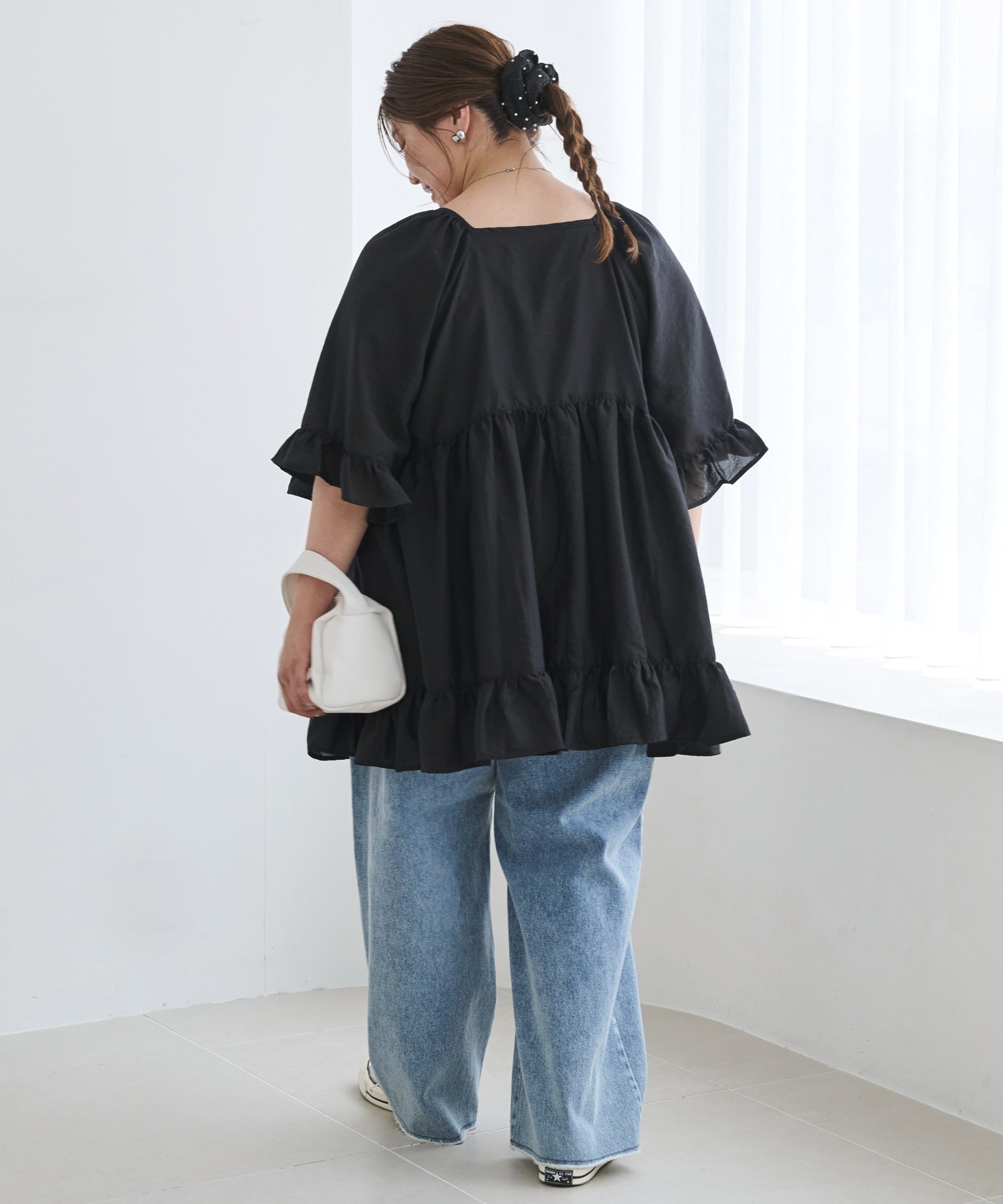 ブルー model:162cm 着用サイズ:4L