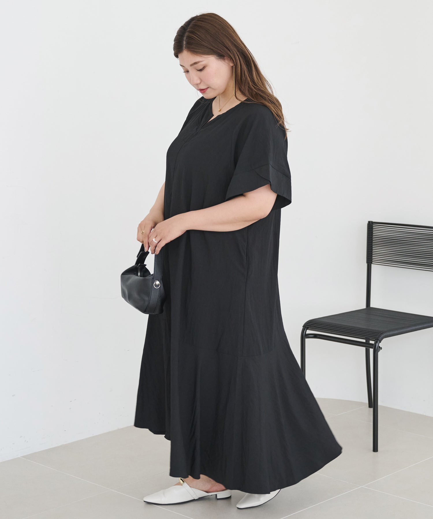 ブラック model:162cm 着用サイズ:4L