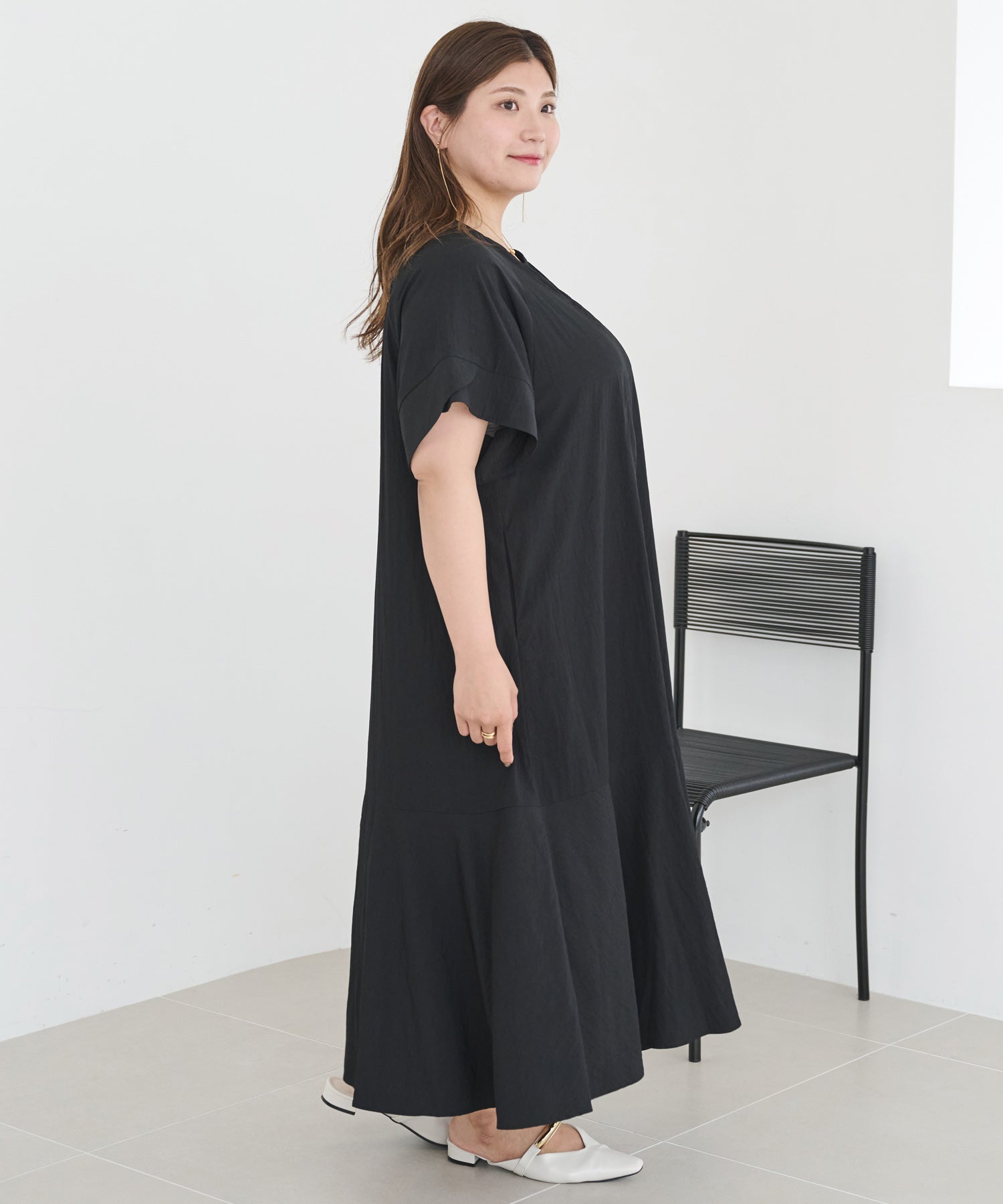 ブラック model:162cm 着用サイズ:4L