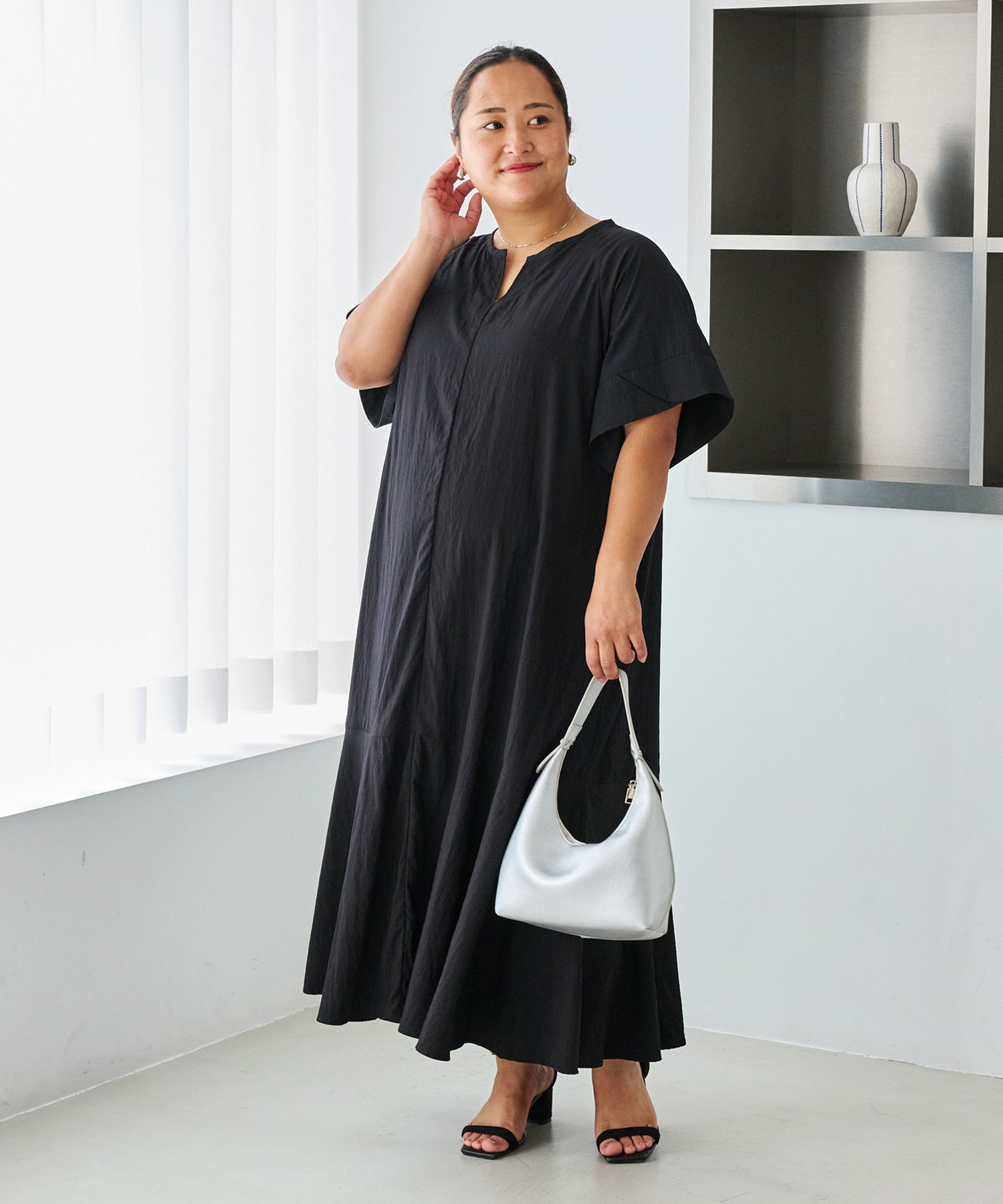 ブラック model:161cm 着用サイズ:3L
