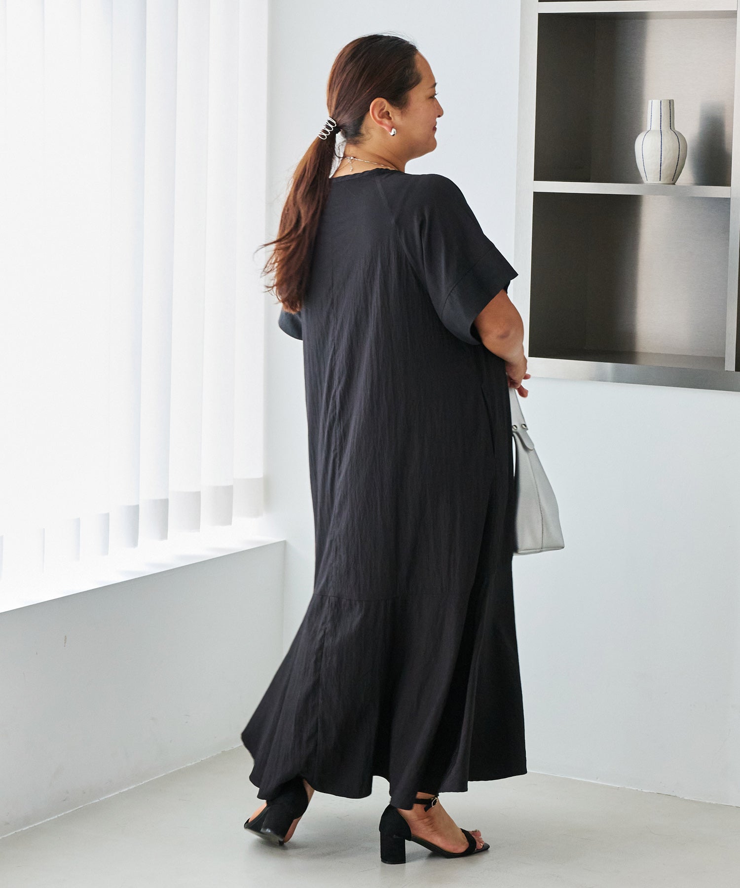 ブラック model:161cm 着用サイズ:3L