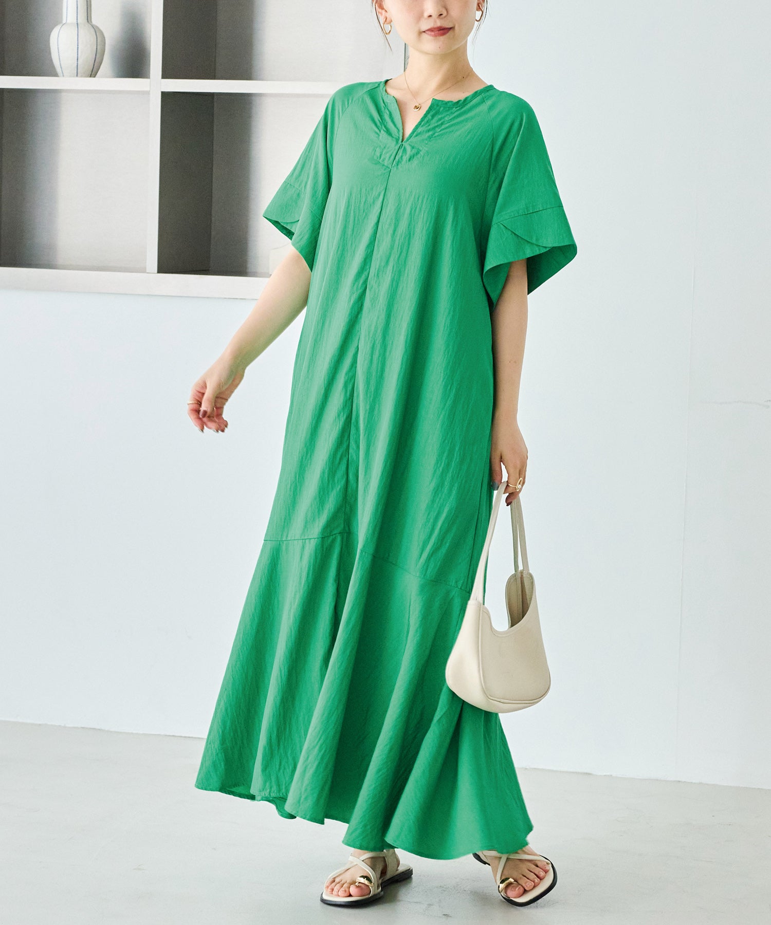 グリーン model:156cm 着用サイズ:M