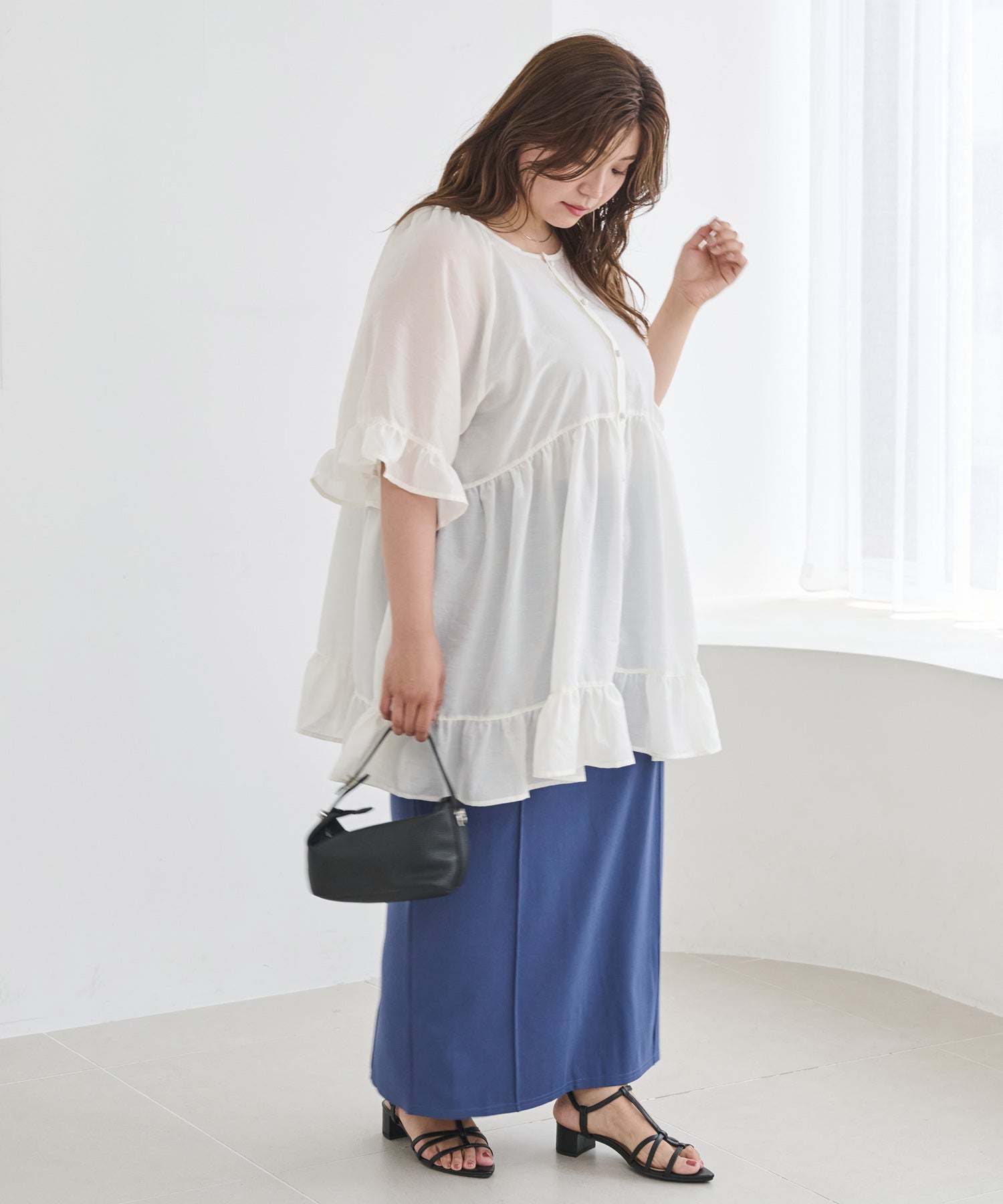 オフホワイト model:162cm 着用サイズ:4L