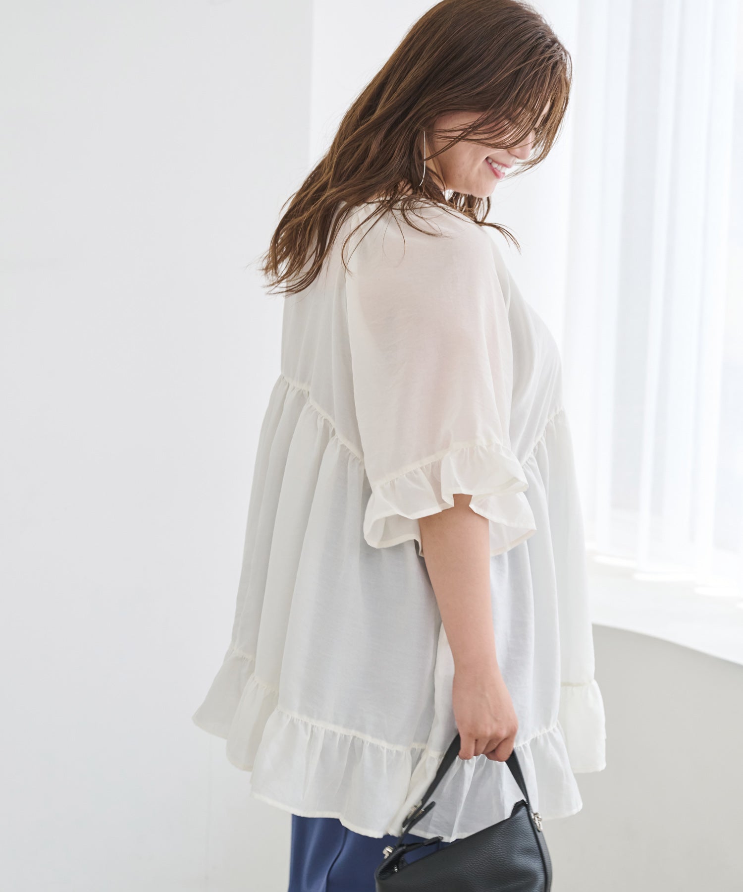 オフホワイト model:162cm 着用サイズ:4L