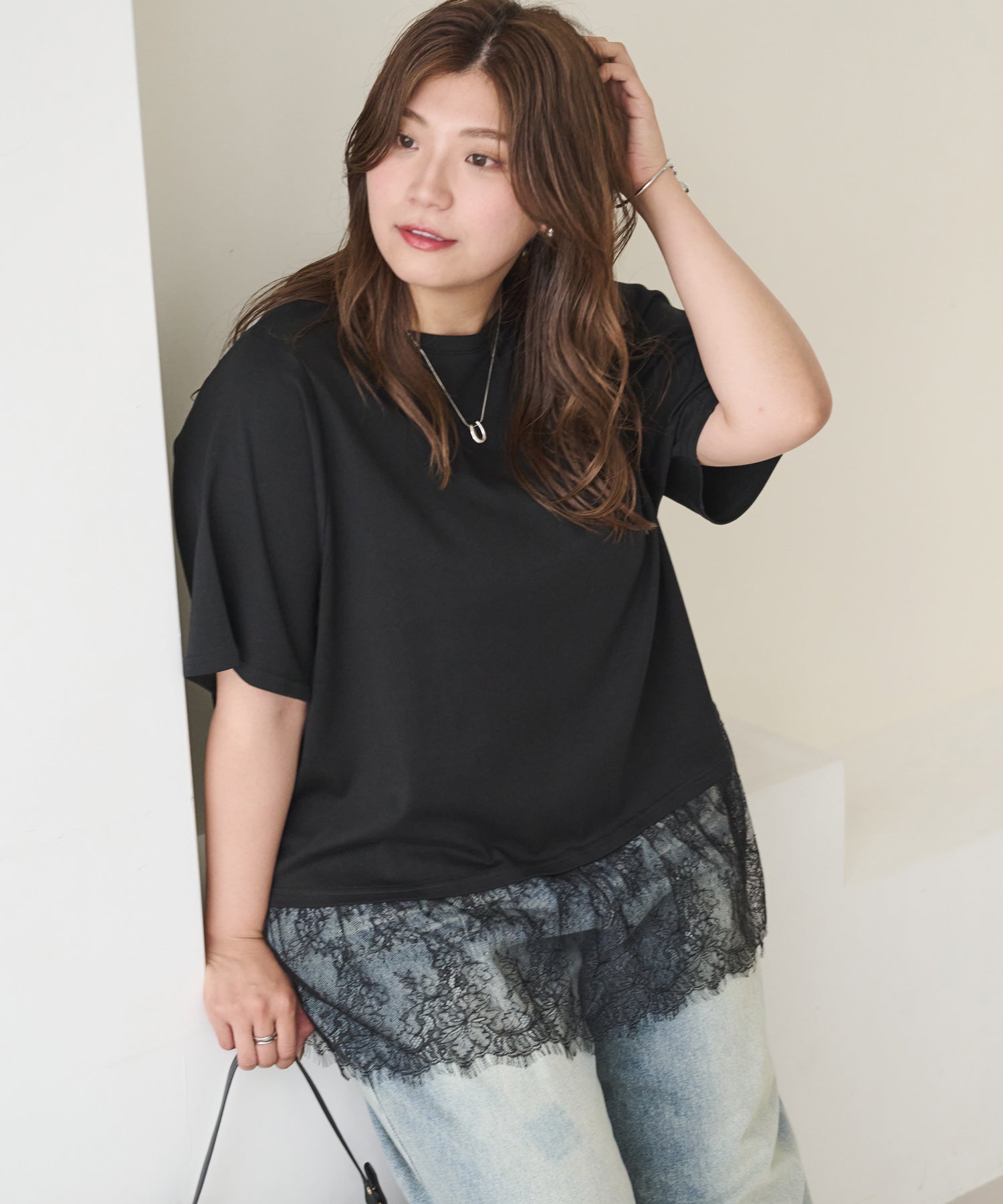 ブラック model:162cm 着用サイズ:4L