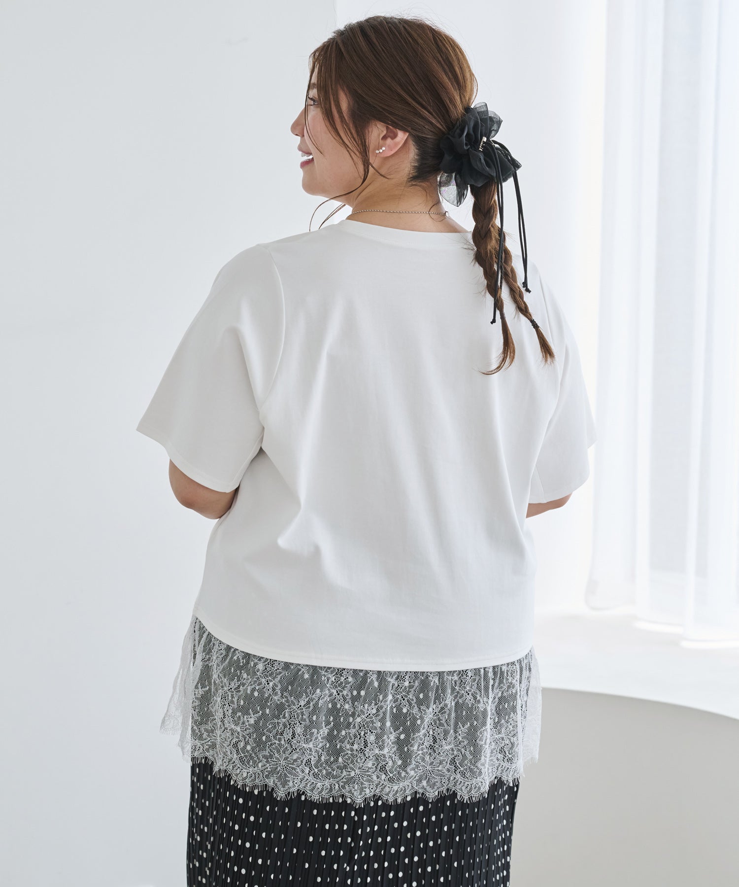 オフホワイト model:162cm 着用サイズ:3L