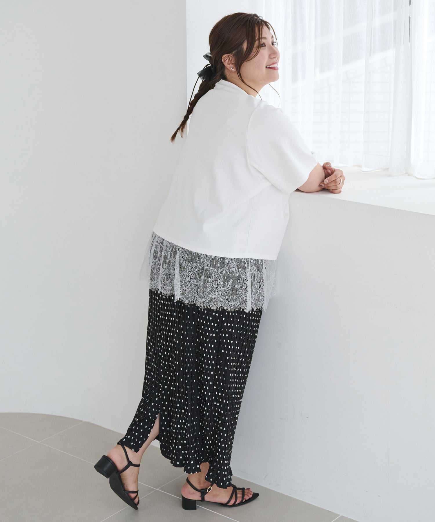 オフホワイト model:162cm 着用サイズ:3L