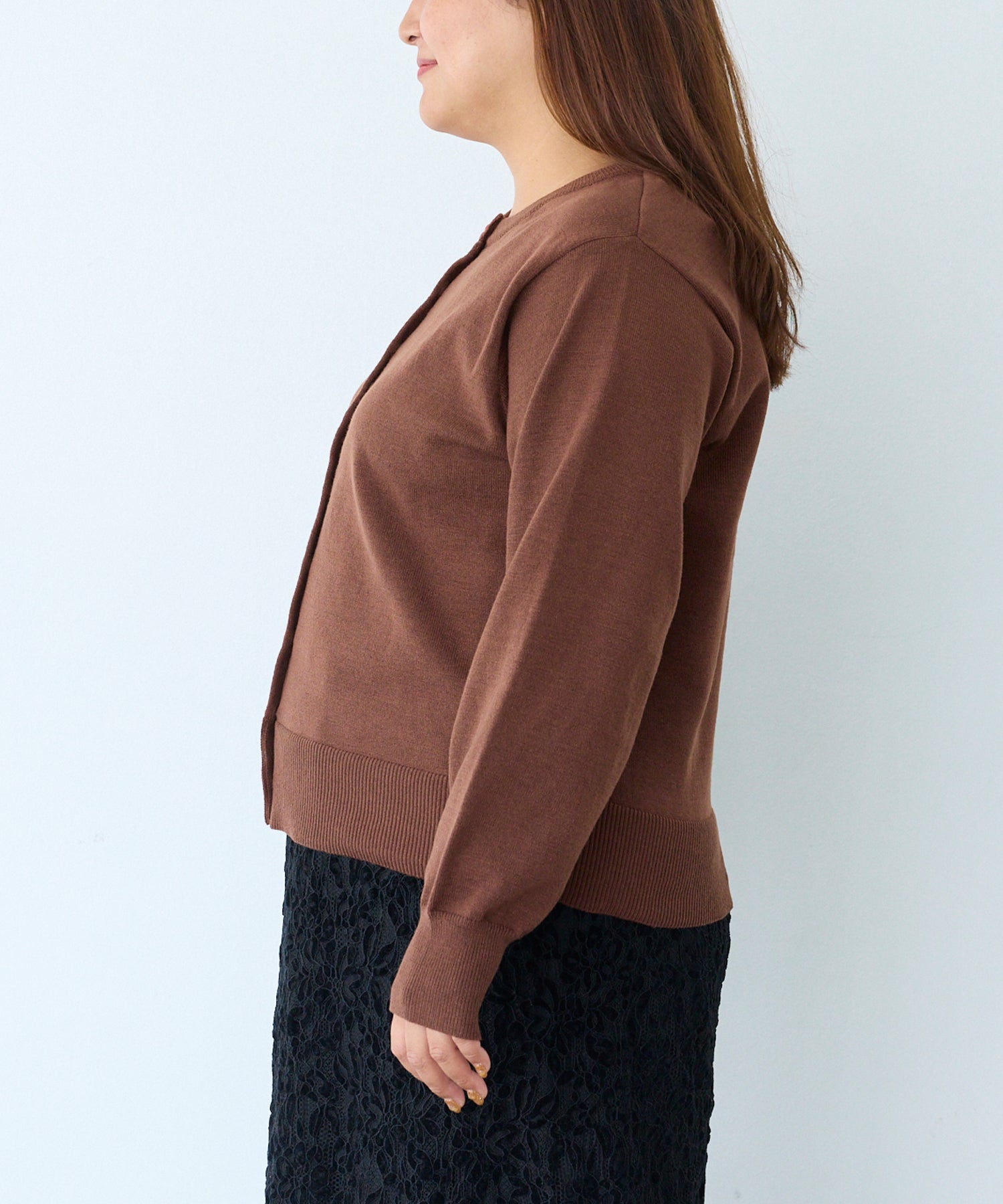 サイド model:161cm 着用サイズ:3L