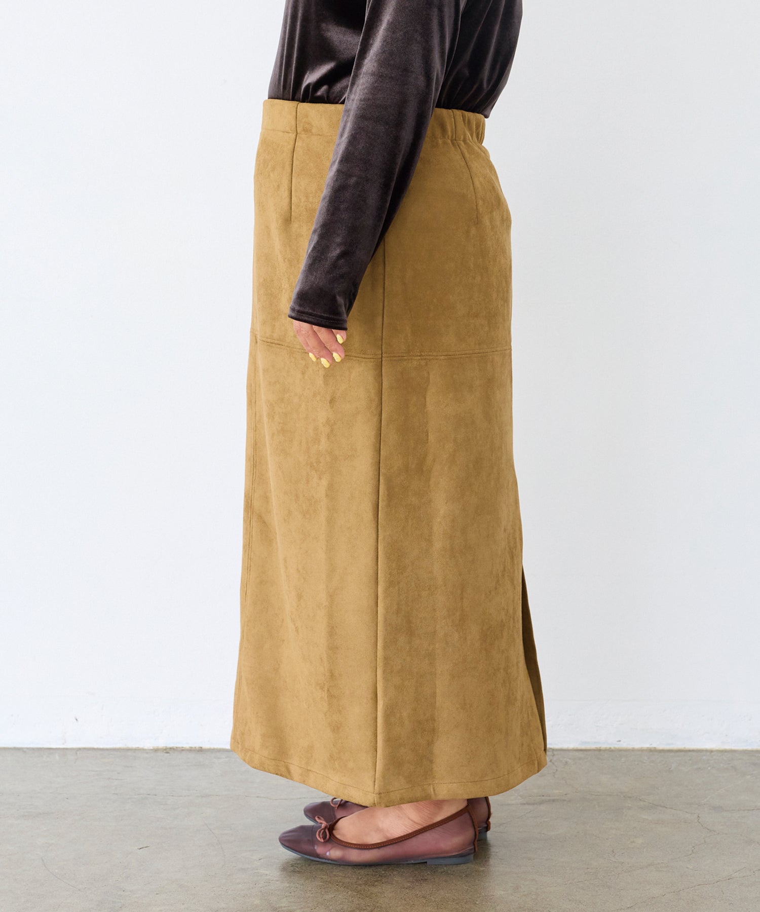 サイド model:161cm 着用サイズ:3L