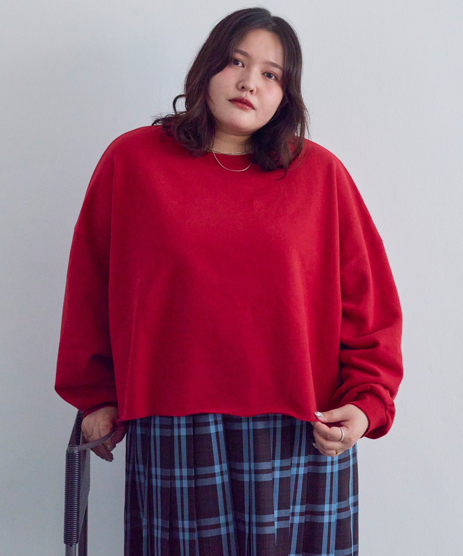 レッド model:158cm 着用サイズ:F