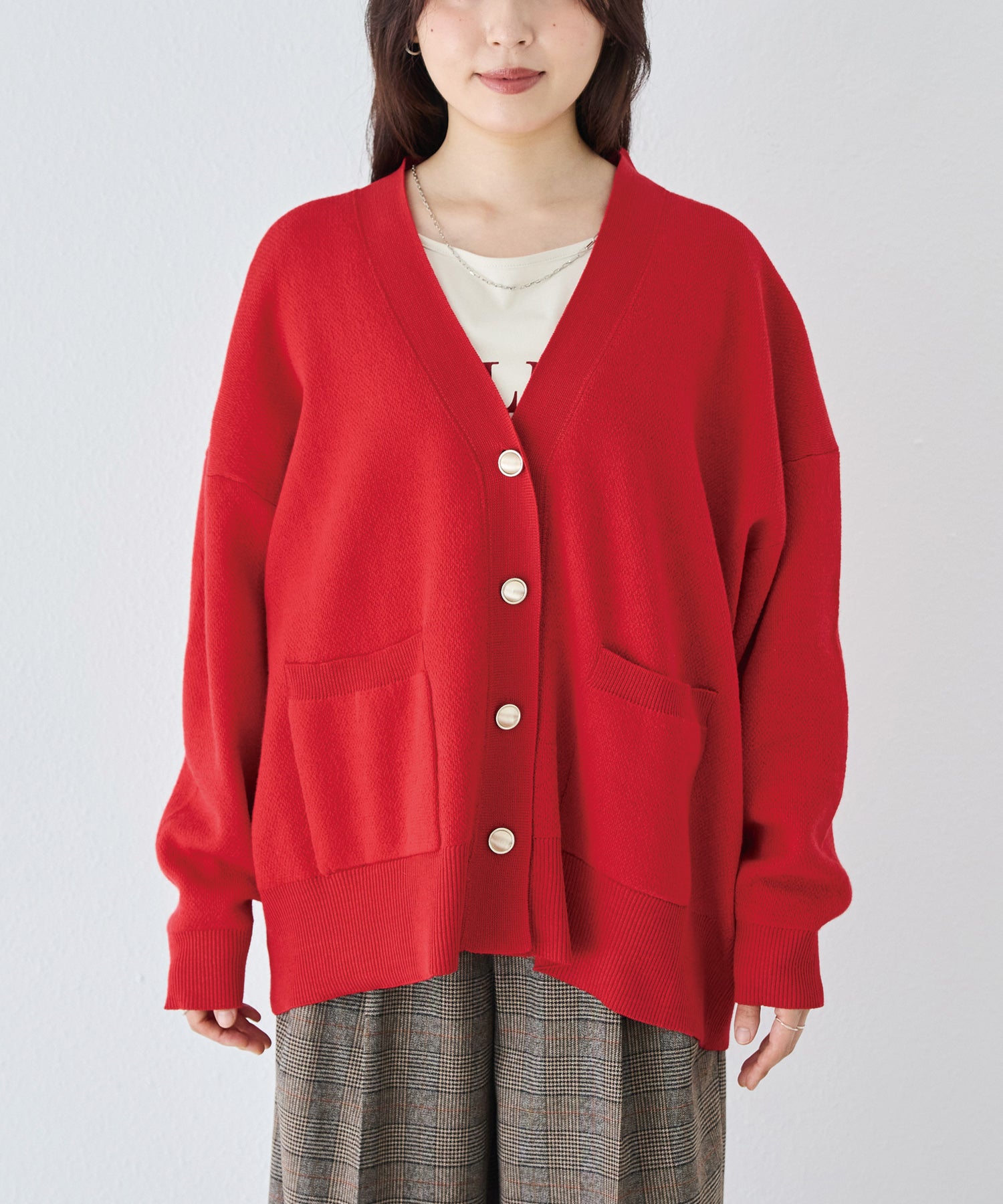 フロント model:162cm 着用サイズ:F