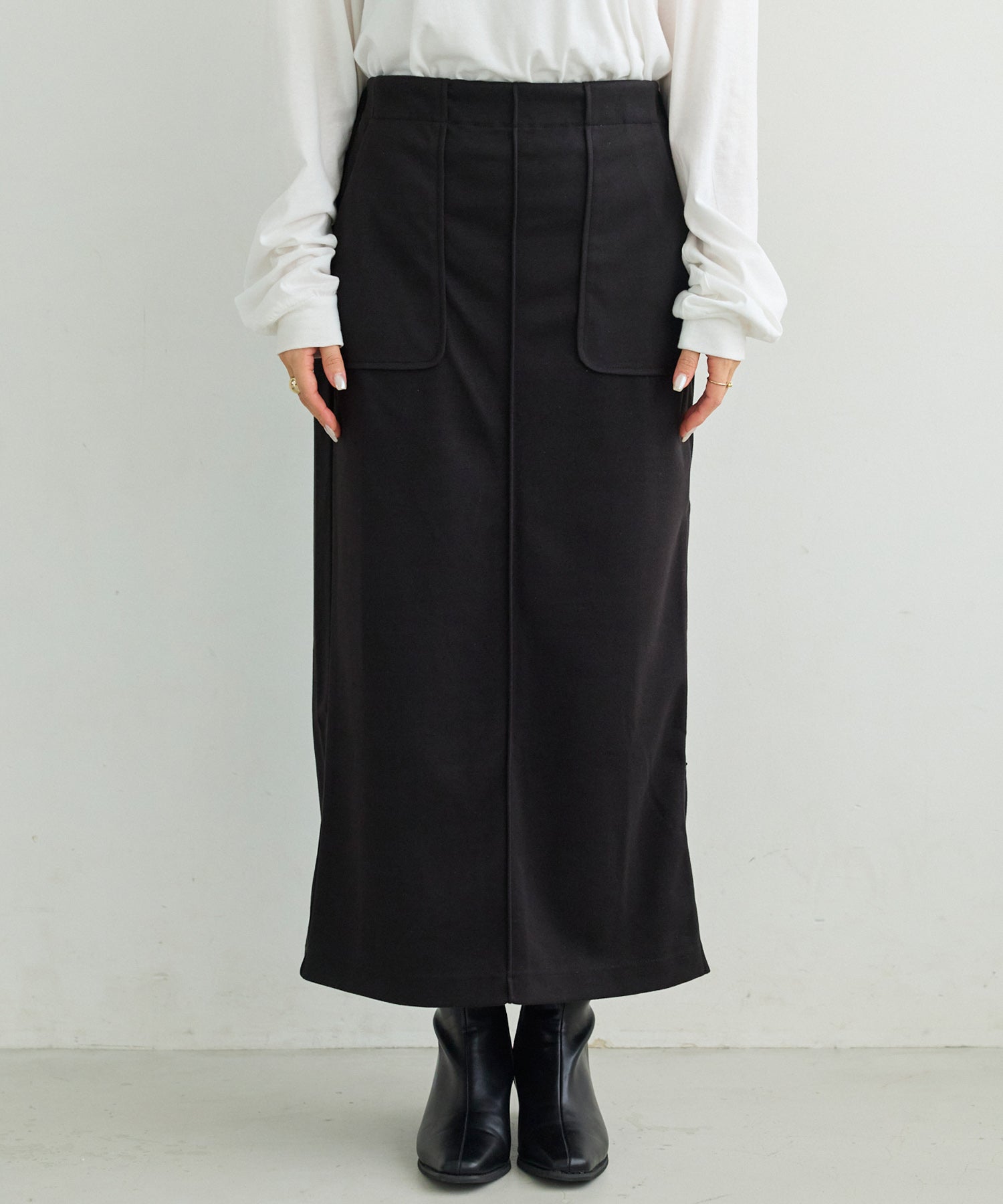 フロント model:156cm 着用サイズ:M
