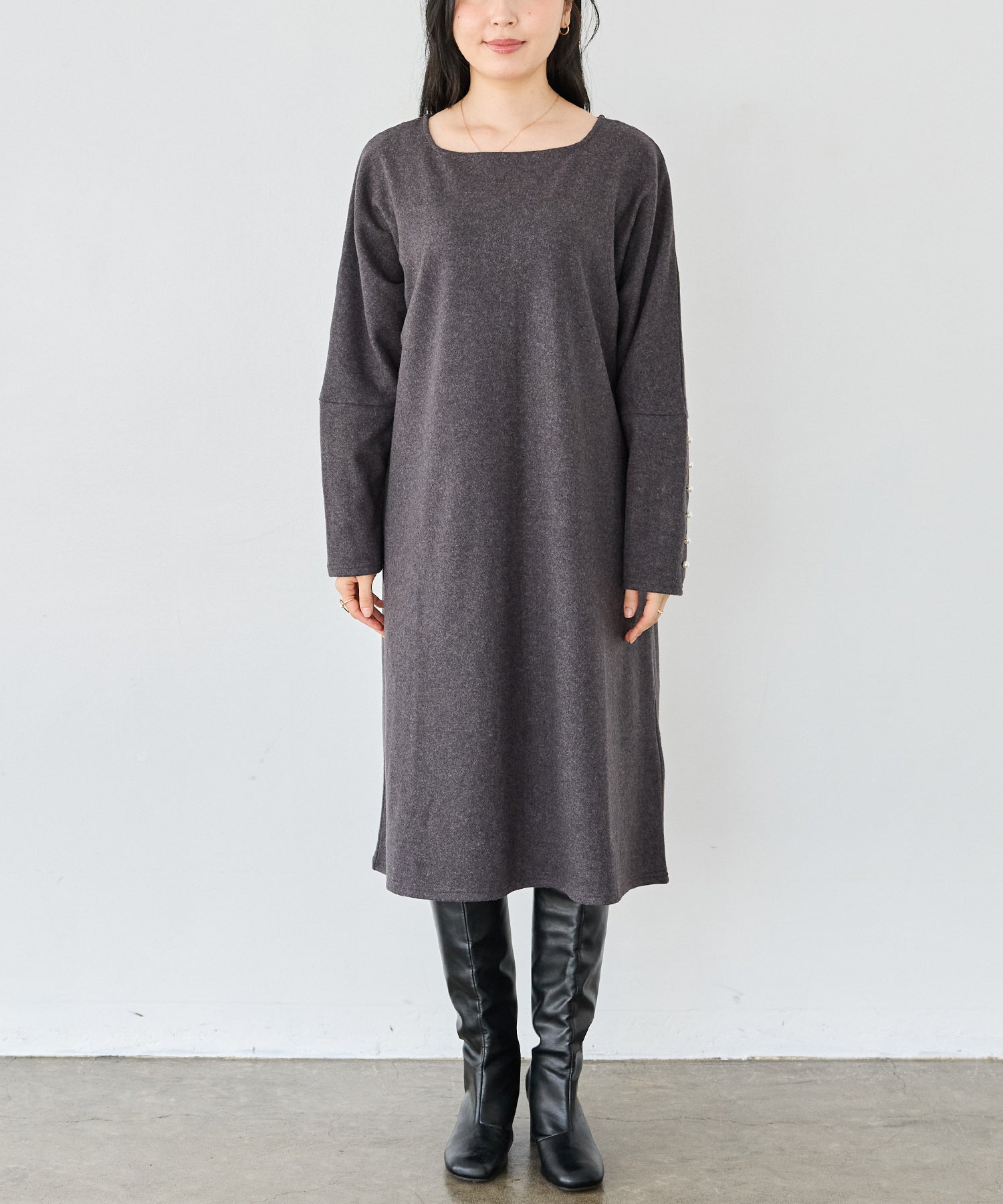 フロント model:162cm 着用サイズ:M