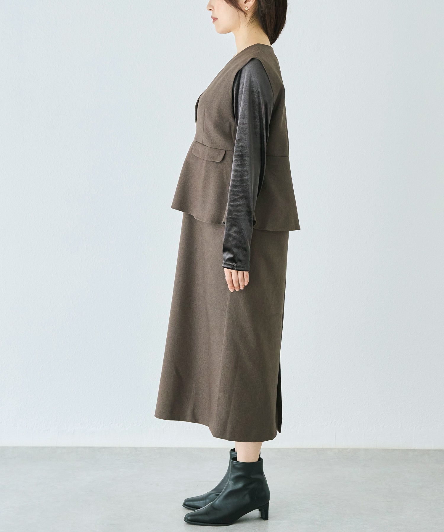 サイド model:162cm 着用サイズ:M