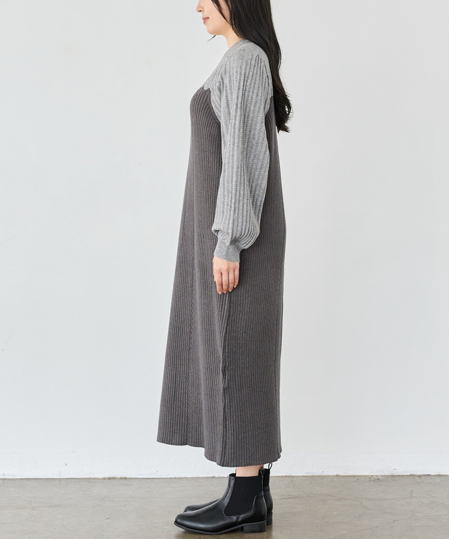 サイド model:162cm 着用サイズ:F