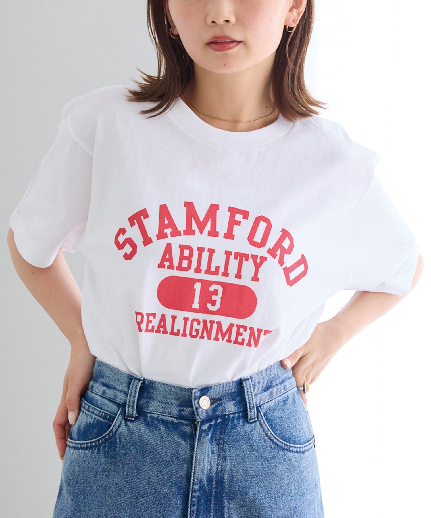 ホワイト model:156cm 着用サイズ:M