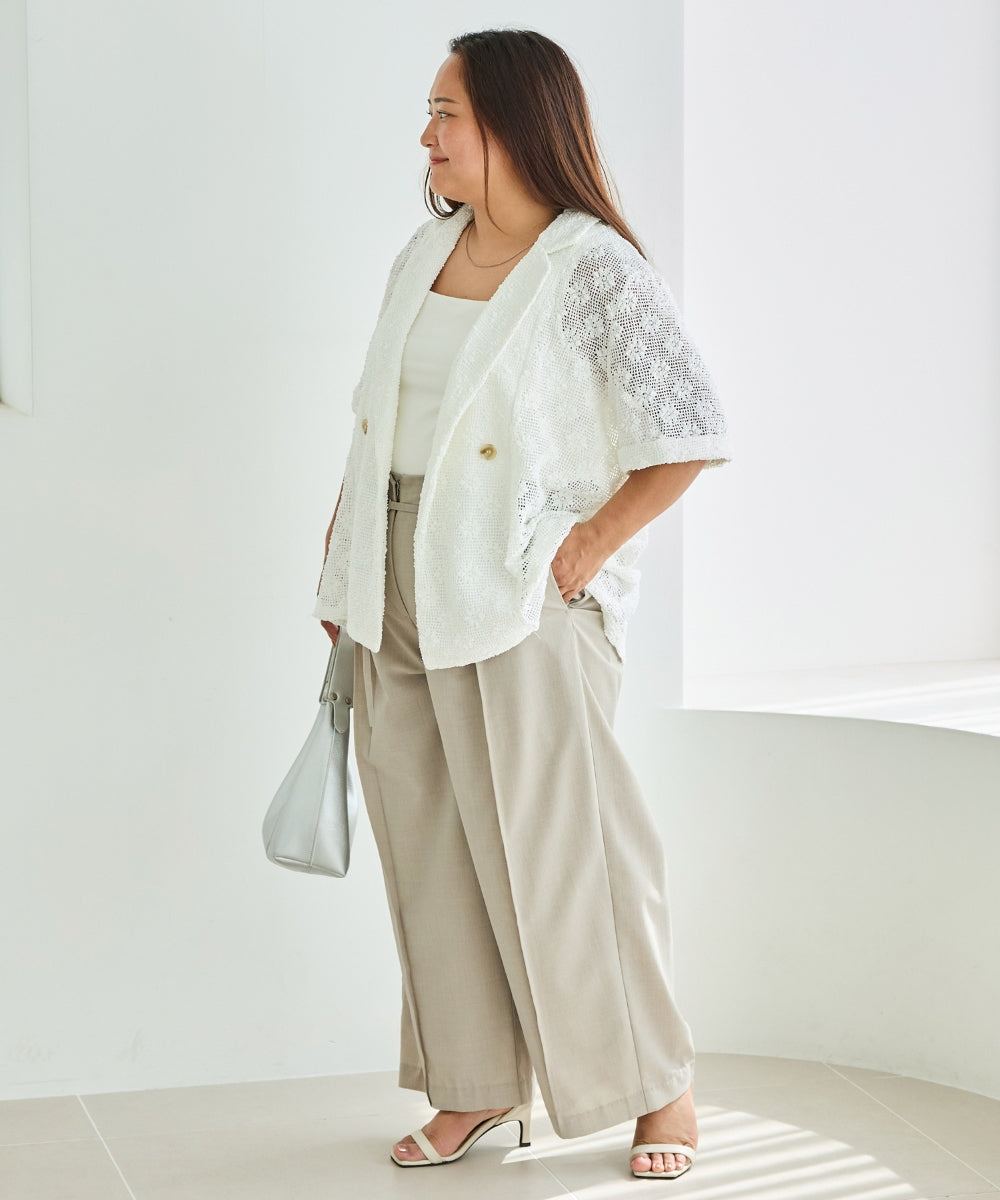 オフホワイト model:161cm 着用サイズ:3L