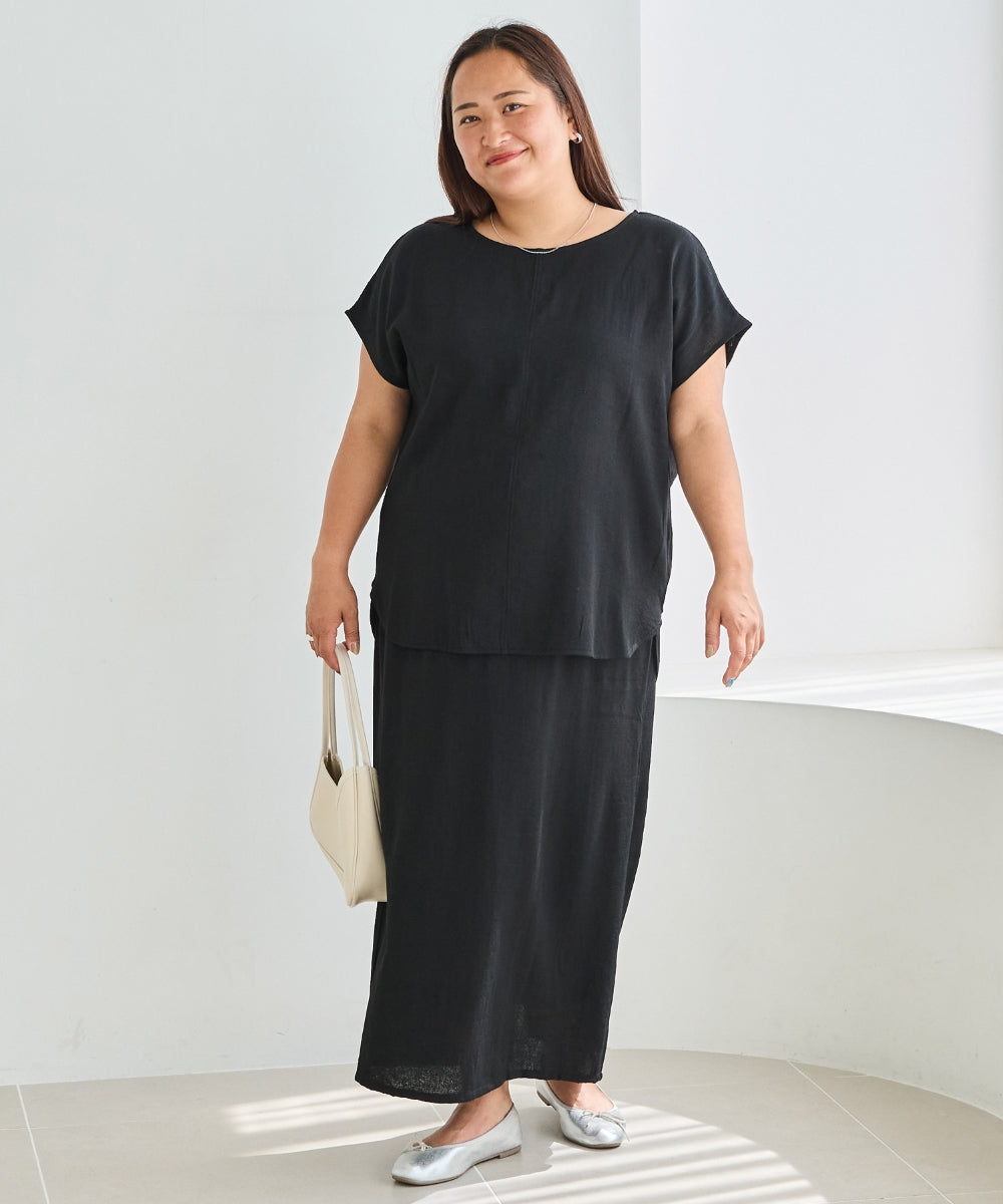 ブラック model:161cm 着用サイズ:3L