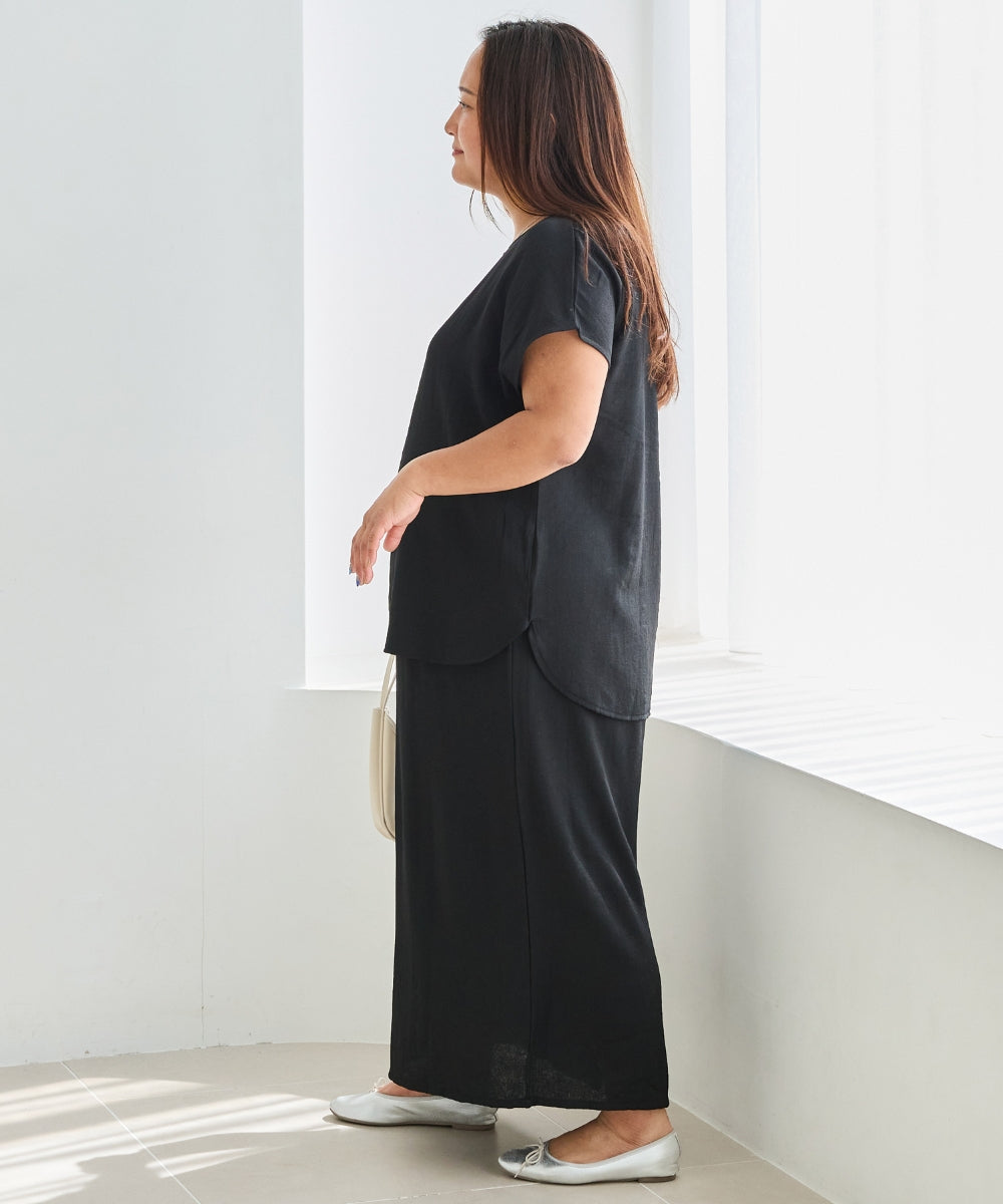 ブラック model:161cm 着用サイズ:3L