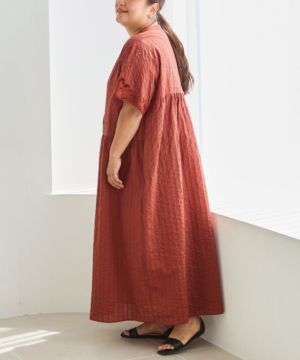 ブラウン model:161cm 着用サイズ:3L