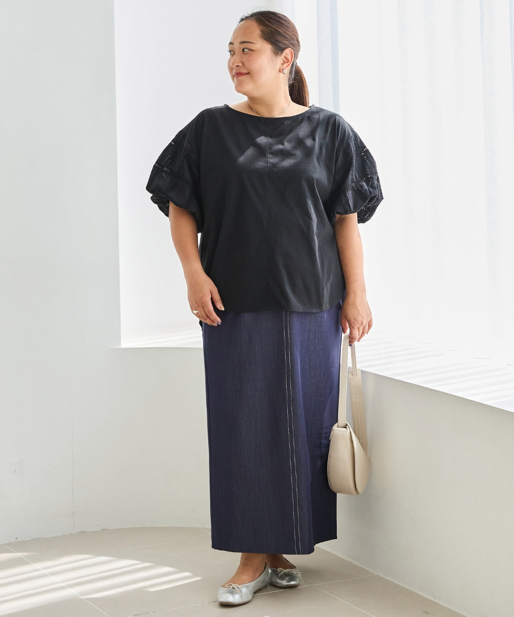 ブラック model:161cm 着用サイズ:3L