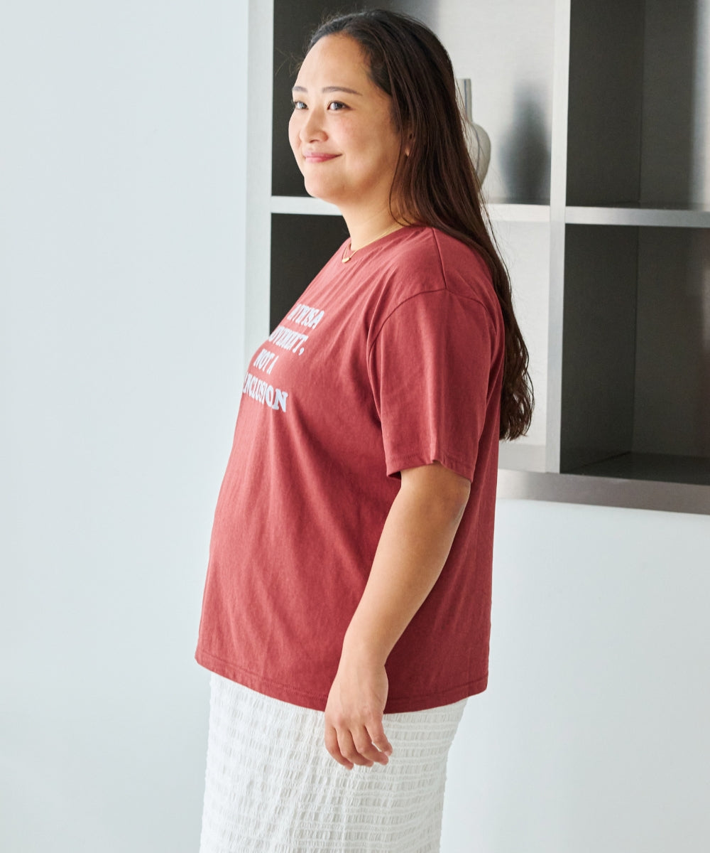 ブラウン model:161cm 着用サイズ:3L
