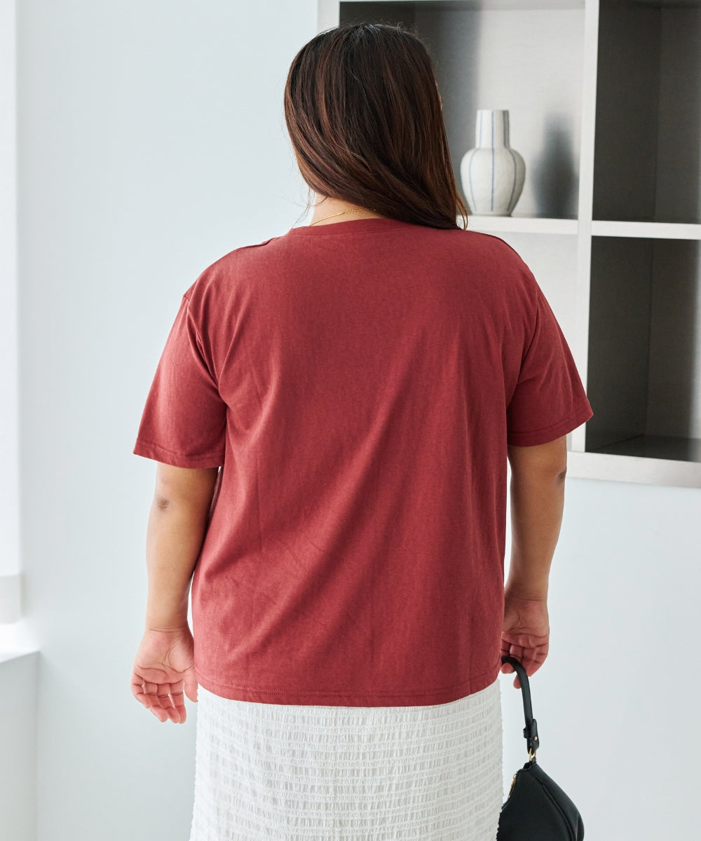 ブラウン model:161cm 着用サイズ:3L