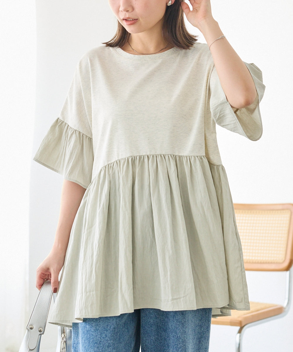 グレー model:156cm 着用サイズ:M