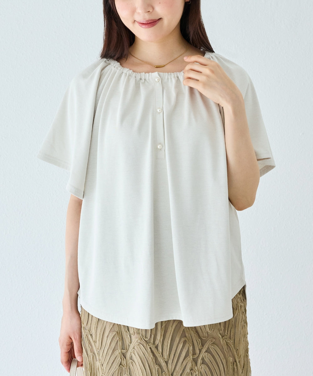 オフベージュ model:162cm 着用サイズ:M