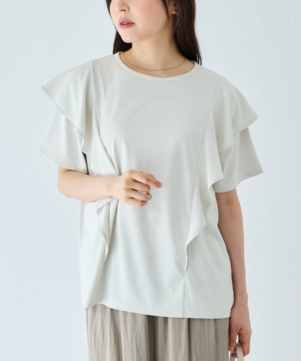 オフベージュ model:162cm 着用サイズ:M