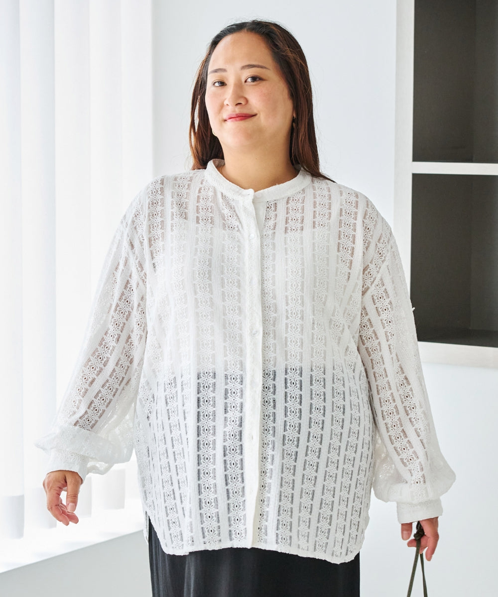 オフホワイト model:161cm 着用サイズ:3L
