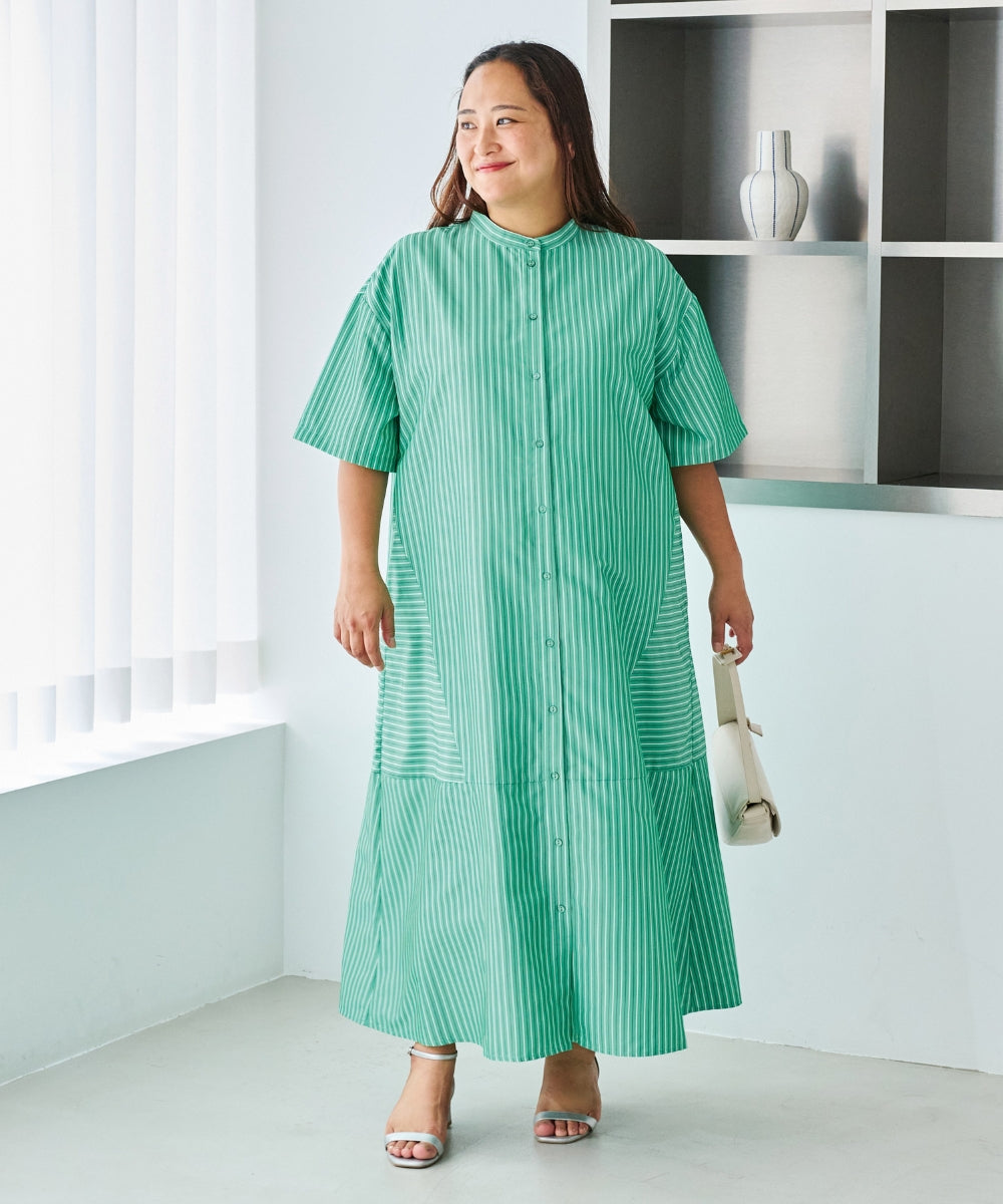 グリーン model:161cm 着用サイズ:3L