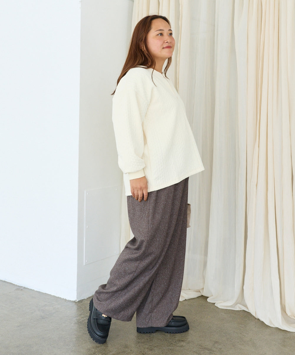 ブラウン model:161cm 着用サイズ:3L