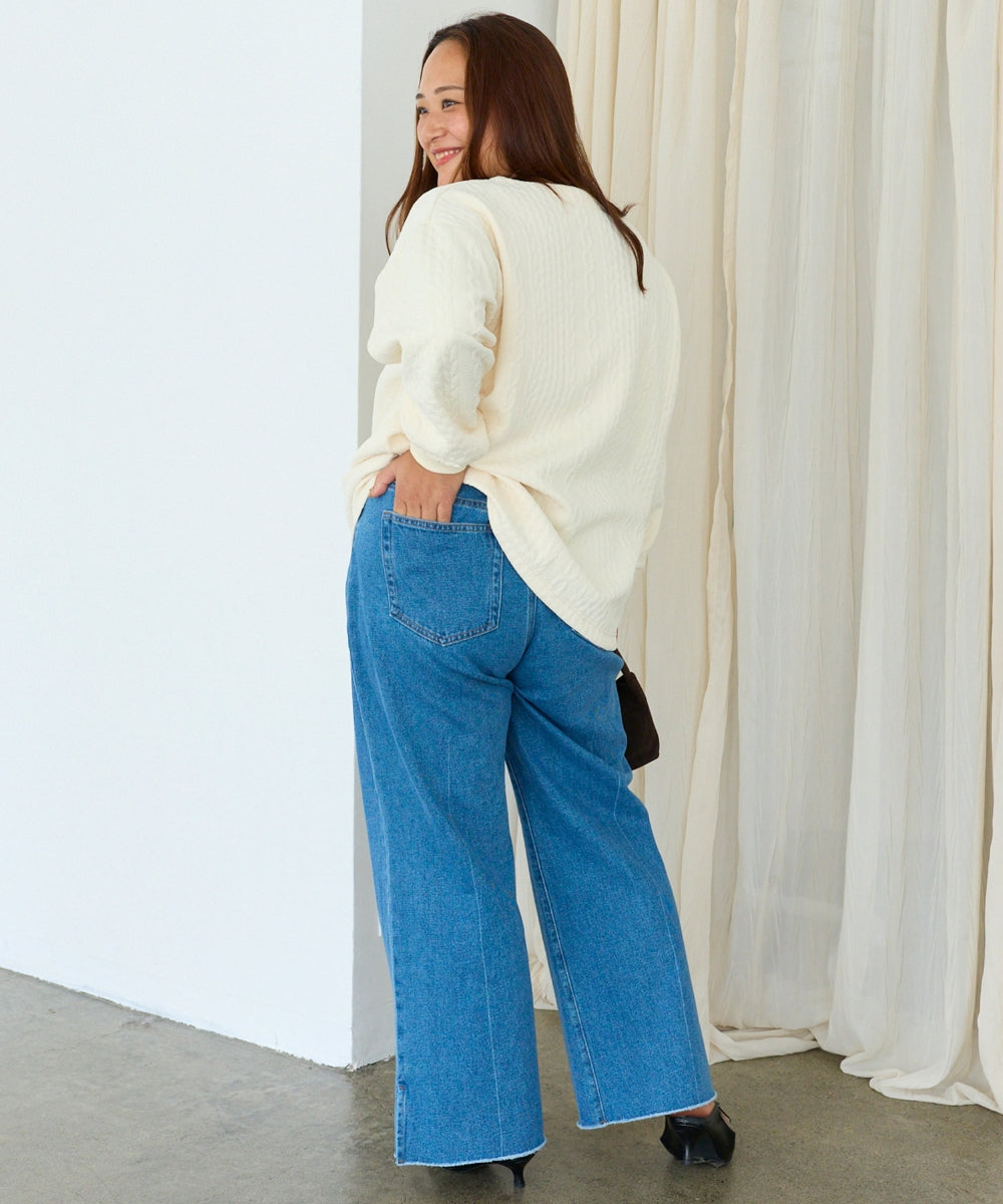 ブルー model:161cm 着用サイズ:3L