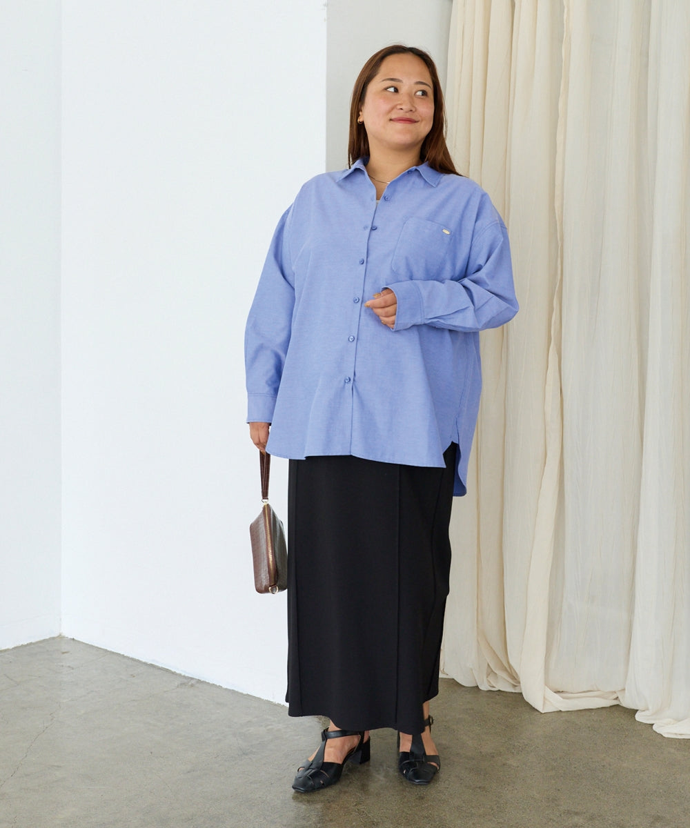 ブルー model:161cm 着用サイズ:3L