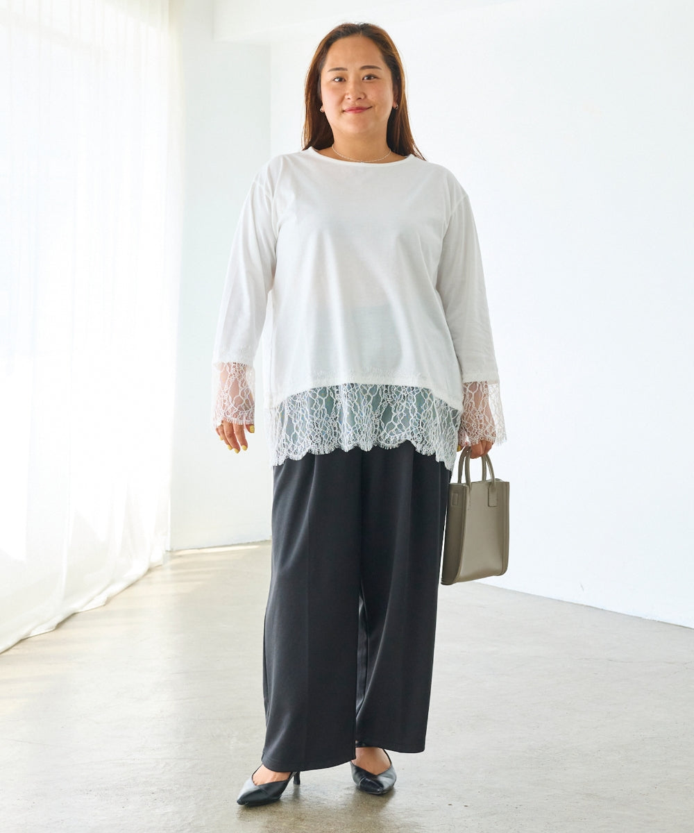 ブラック model:161cm 着用サイズ:3L