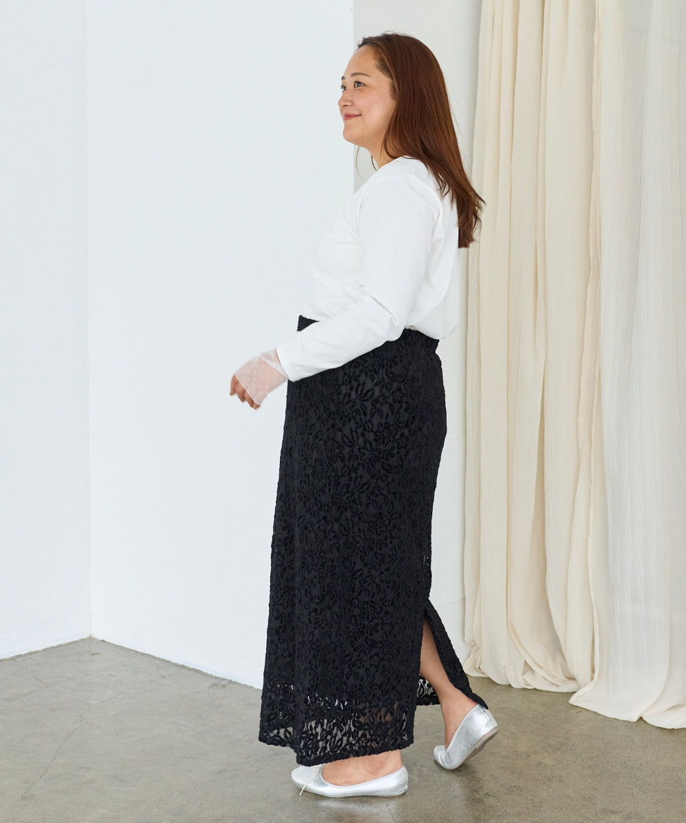 ブラック model:161cm 着用サイズ:4L
