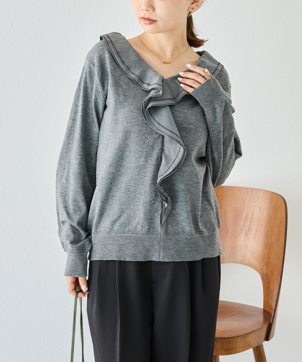 グレー model:156cm 着用サイズ:F