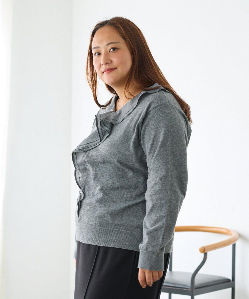 グレー model:161cm 着用サイズ:3L