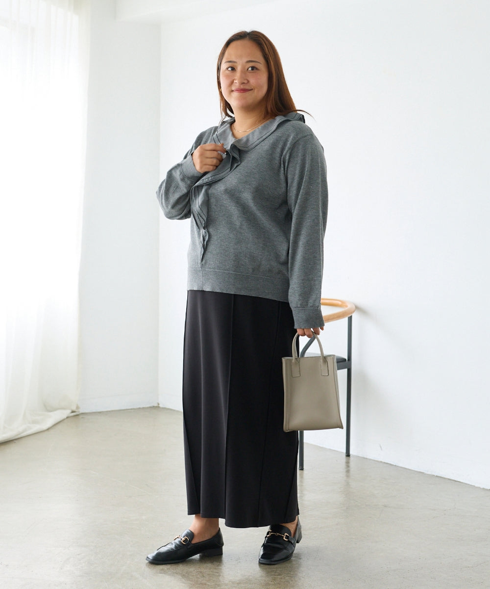 グレー model:161cm 着用サイズ:3L