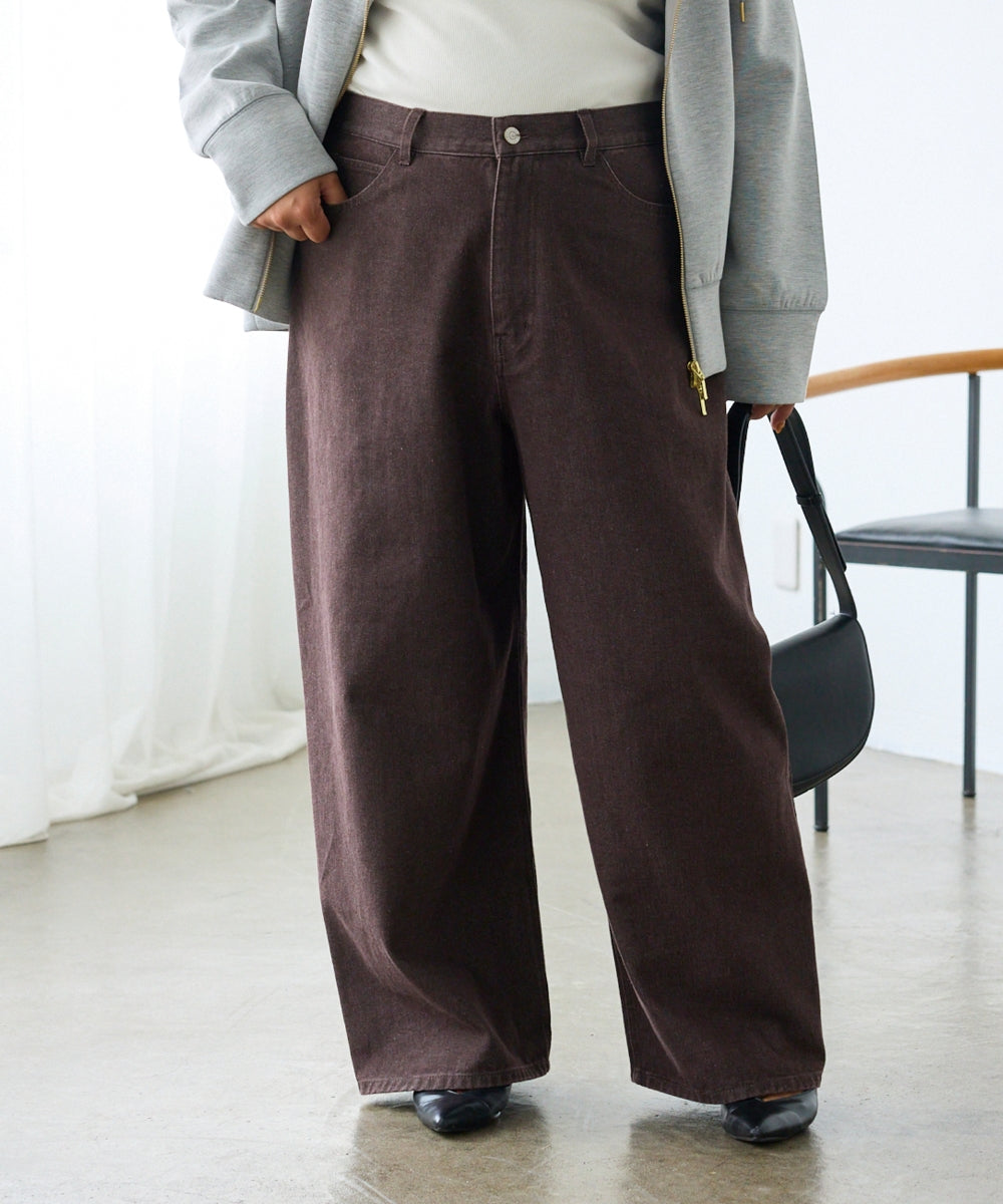 ブラウン model:161cm 着用サイズ:4L