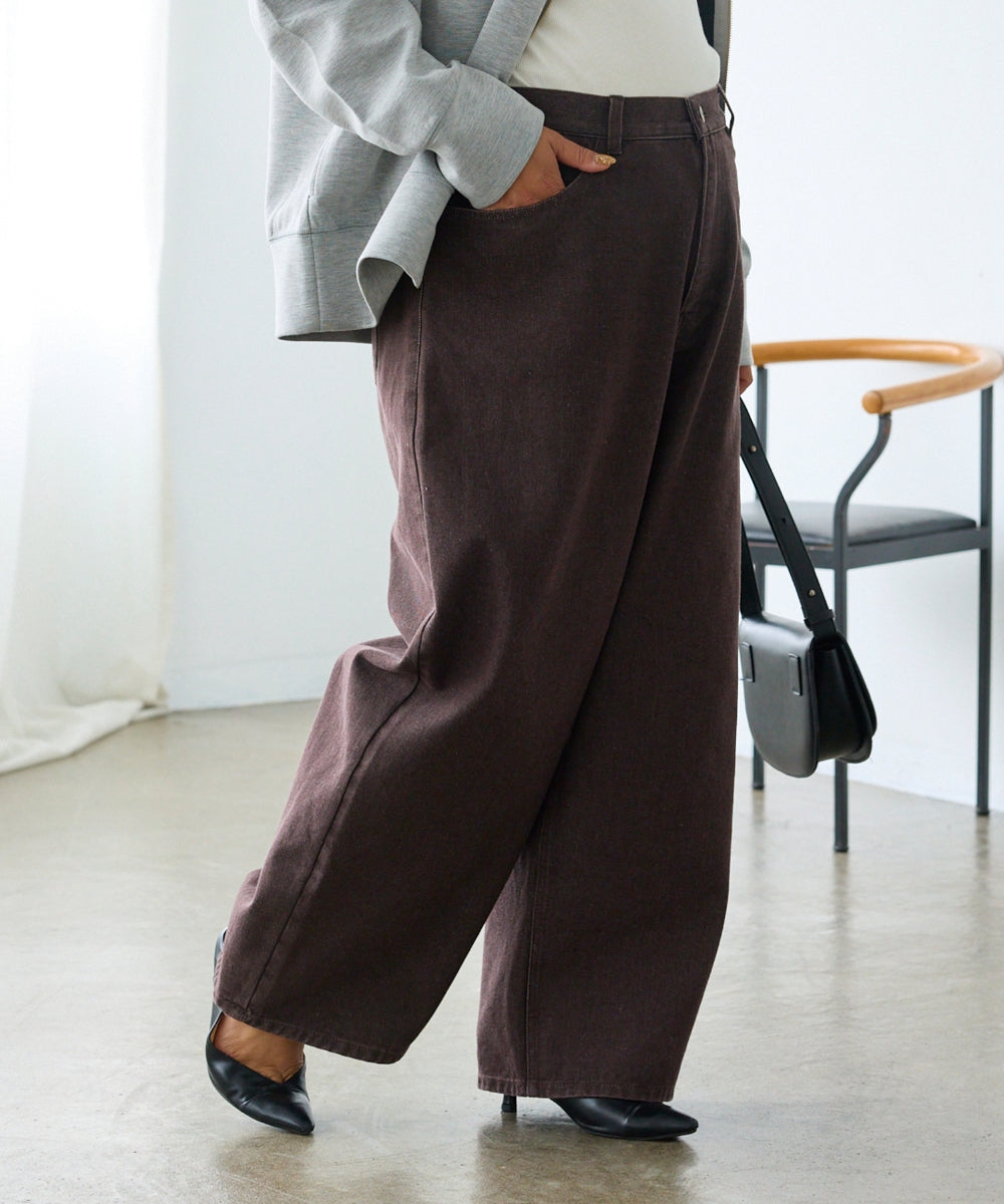 ブラウン model:161cm 着用サイズ:4L