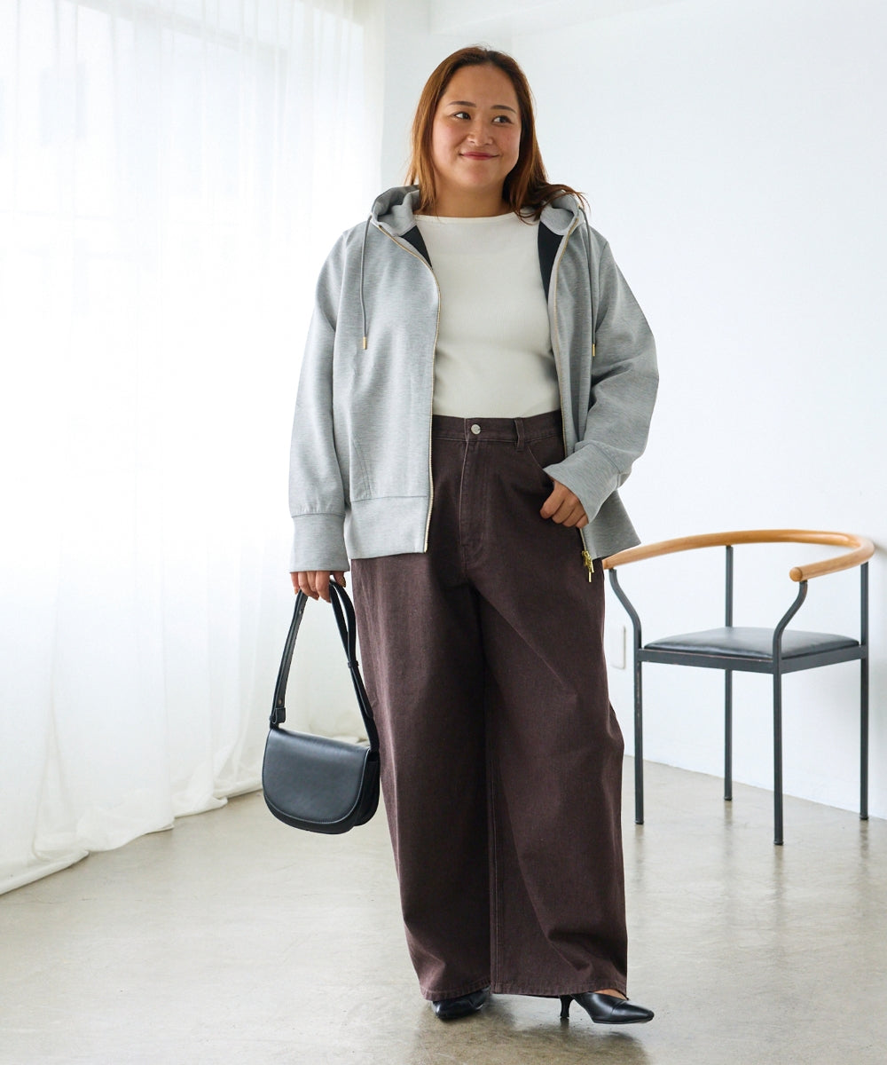 グレー model:161cm 着用サイズ:3L