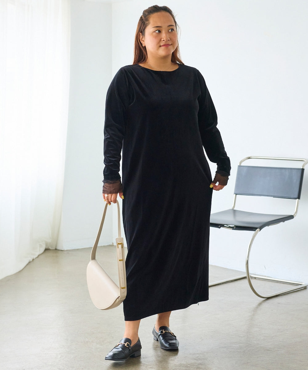 ブラック model:161cm 着用サイズ:3L