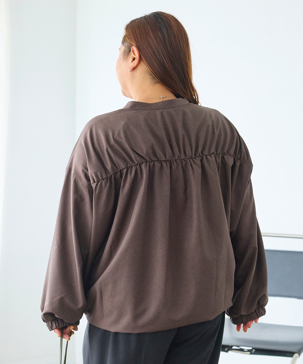 ブラウン model:161cm 着用サイズ:3L