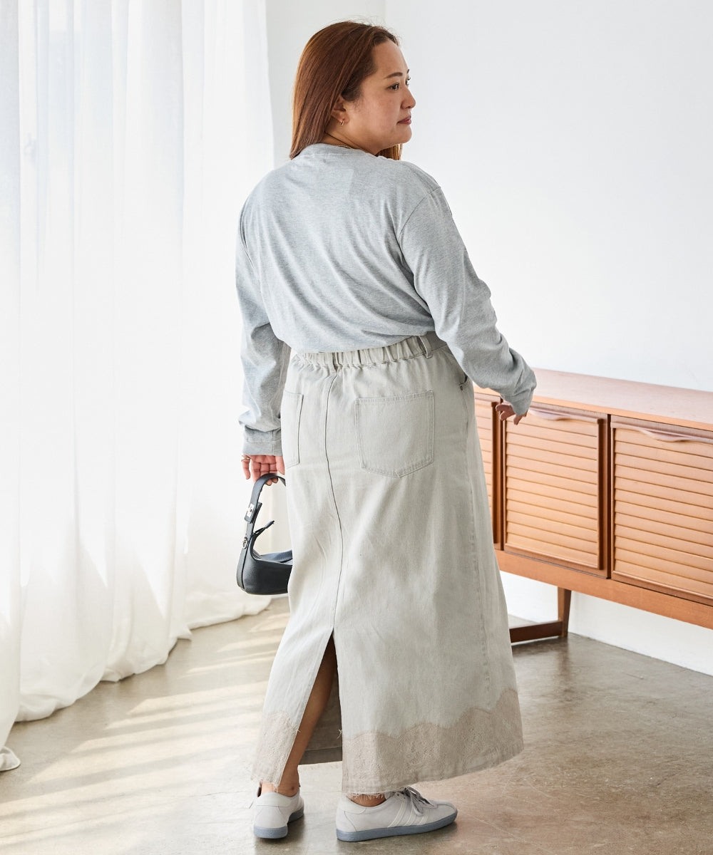 グレージュ model:161cm 着用サイズ:3L